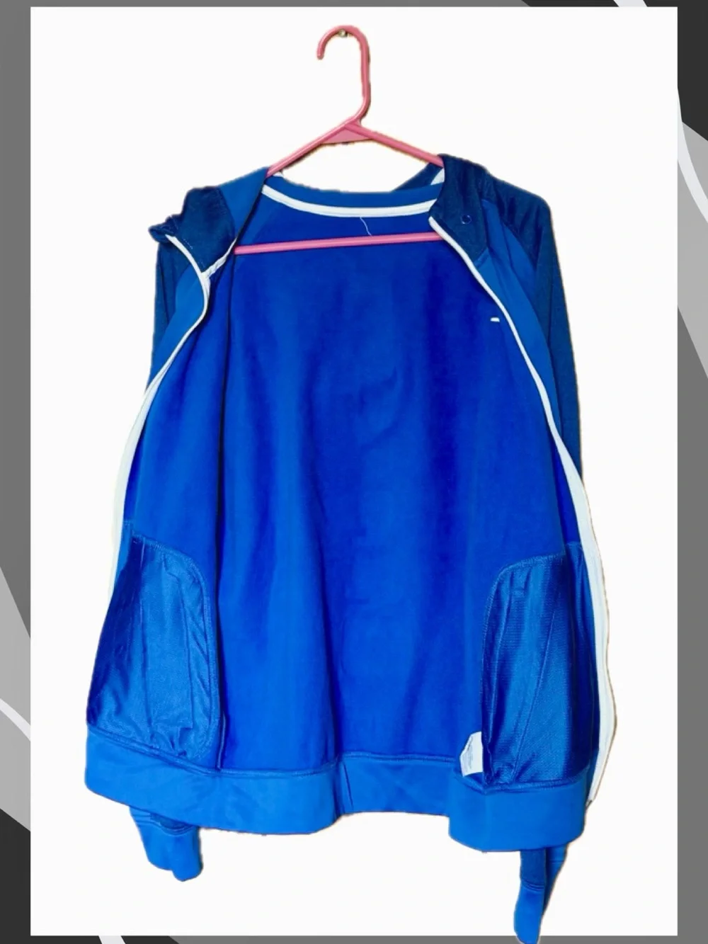 Nike Elite Therma-Fit Blue athletic Full-Zip Hooded Performance Jacket